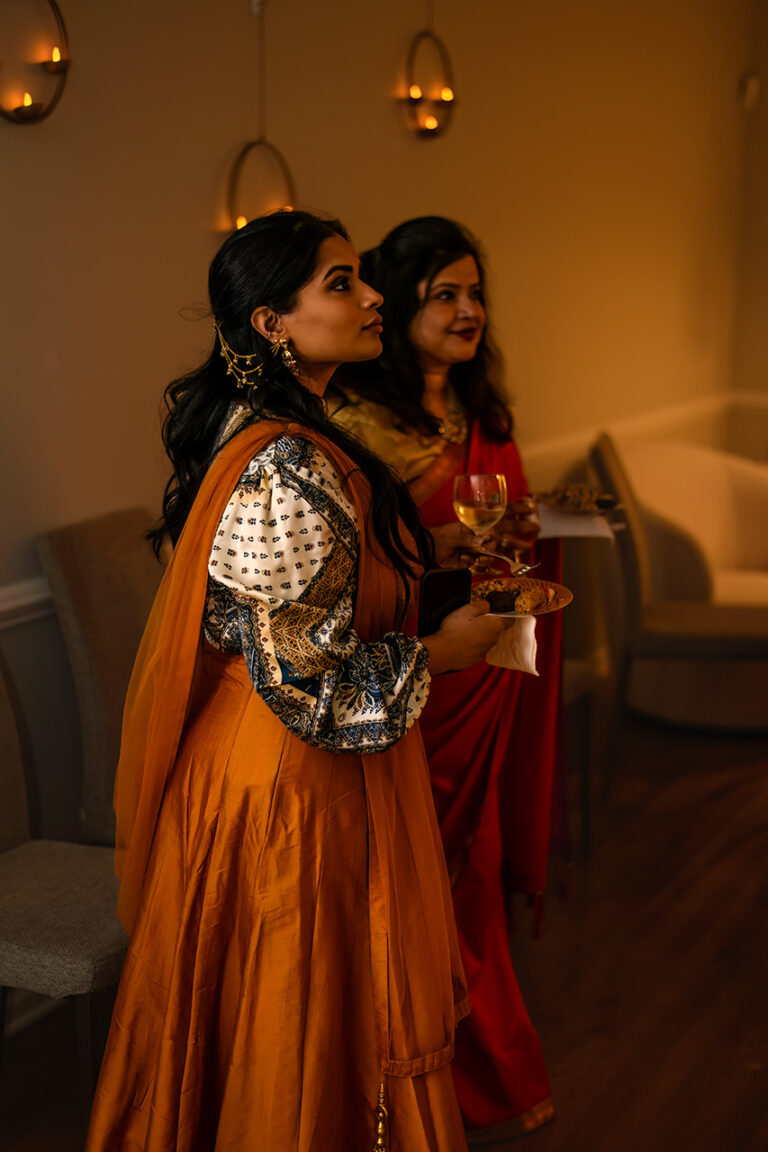 Beautiful woman at an event celebrating Diwali